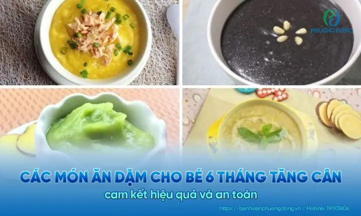 Các Món Cháo Cho Bé 6 Tháng Tăng Cân