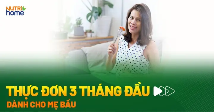 Các Thực Đơn Cho Bà Bầu 3 Tháng Đầu