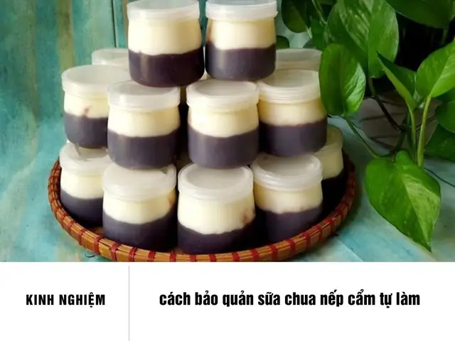 Cách Bảo Quản Sữa Chua Nếp Cẩm Tự Làm