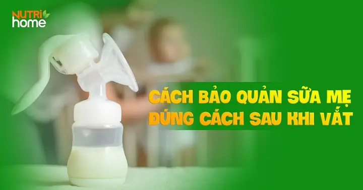 Cách Bảo Quản Sữa Mẹ Khi Vắt Ra Ngoài