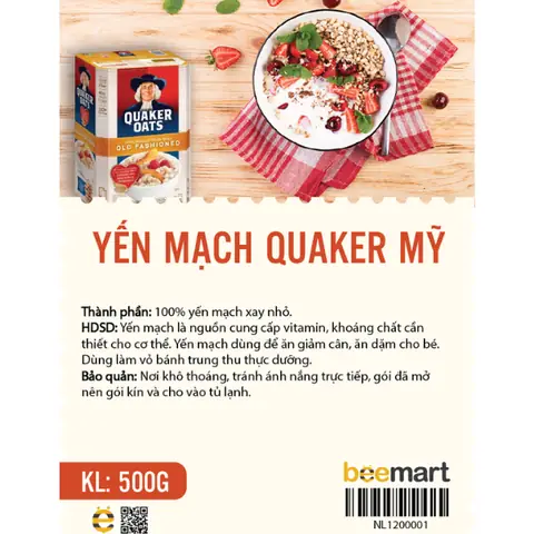 Cách Bảo Quản Yến Mạch Quaker Cách Bảo Quản Yến Mạch Quaker