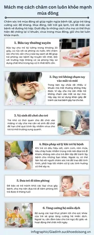 Cách Bảo Vệ Trẻ Vào Mùa Đông