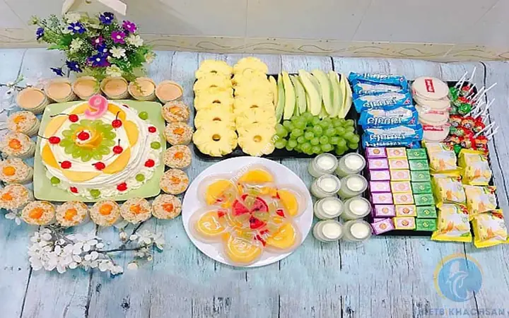 Cách Bày Hoa Quả Sinh Nhật Cho Bé
