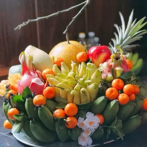 Cách Bày Mâm Ngũ Quả Đẹp Mien Bac