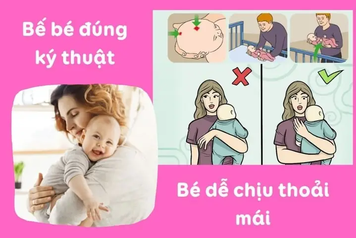 Cách Bồng Trẻ Sơ Sinh Cho Bú