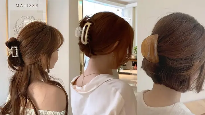Cách Búi Tóc Bằng Kẹp Càng Cua Cho Tóc Dài