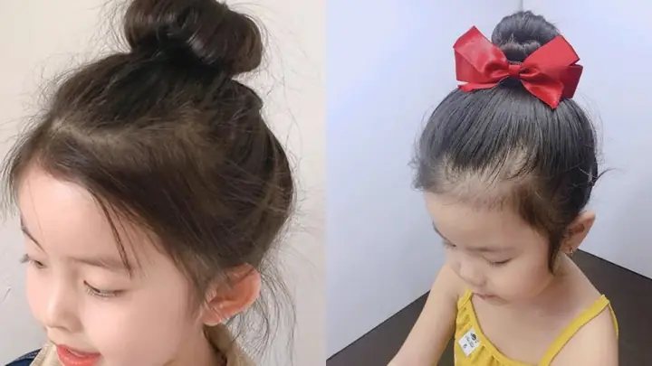 Cách Búi Tóc Củ Tỏi Cho Bé