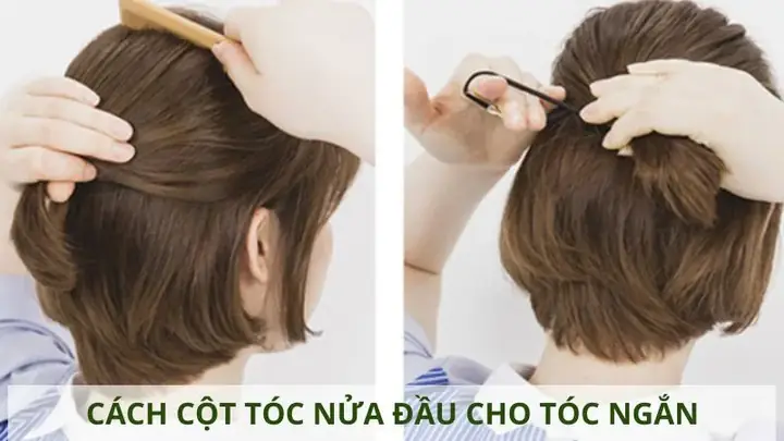 Cách Búi Tóc Củ Tỏi Nửa Đầu Cho Tóc Ngắn Cách Búi Tóc Củ Tỏi Nửa Đầu Cho Tóc Ngắn
