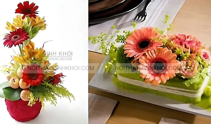 Cách Cắm Hoa Đồng Tiền Để Bàn