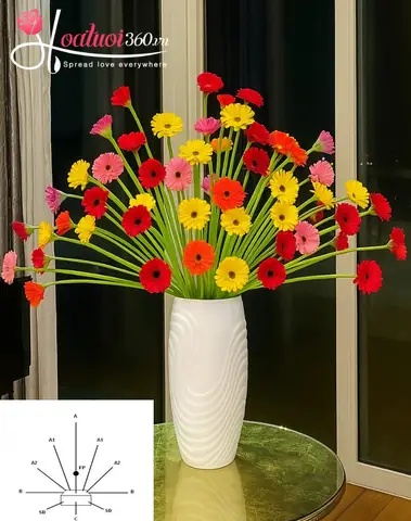 Cách Cắm Hoa Đồng Tiền Đơn Giản