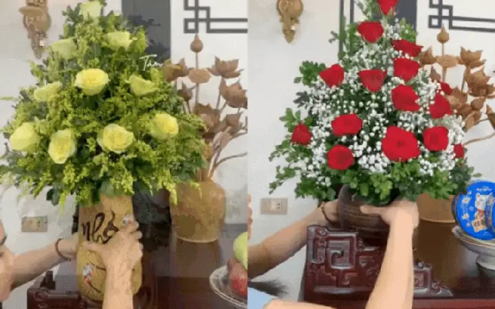 Cách Cắm Hoa Hồng Để Bàn Thờ Cách Cắm Hoa Hồng Để Bàn Thờ