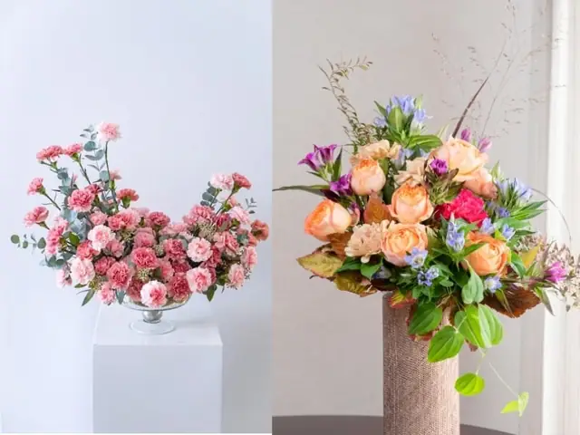 Cách Cắm Hoa Hồng Và Salem