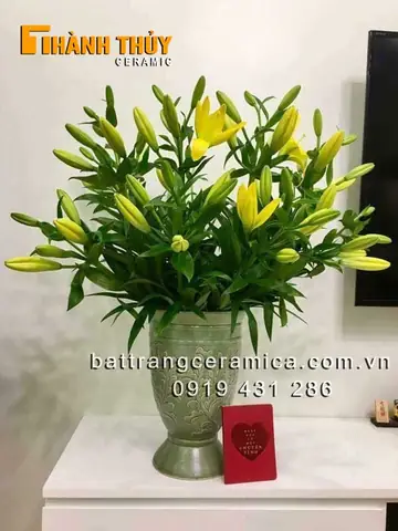 Cách Cắm Hoa Ly Vàng Đẹp