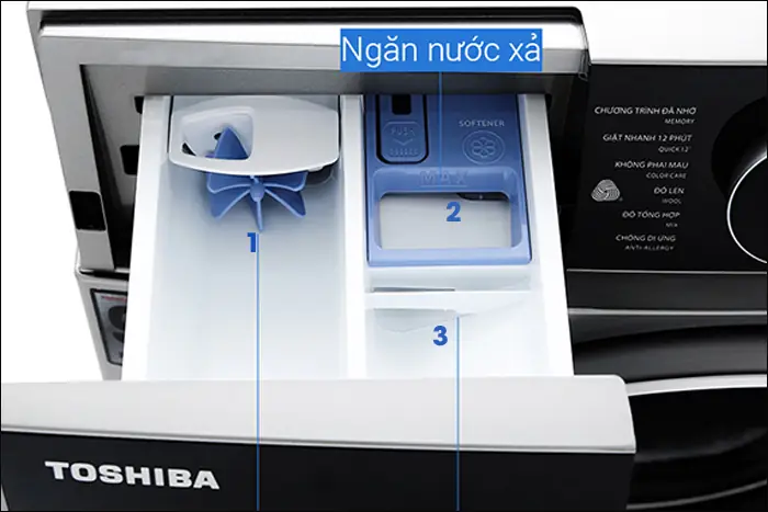 Cách Cho Nước Xả Vải Vào Máy Giặt Toshiba