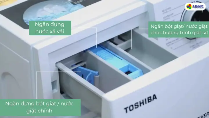 Cách Cho Nước Xả Vải Vào Máy Giặt Toshiba