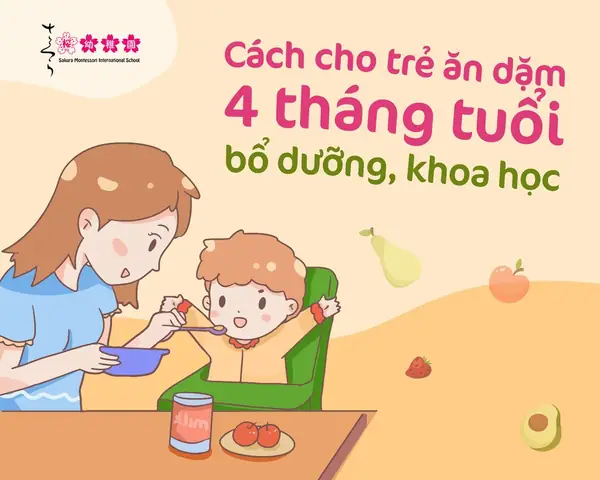Cách Cho Trẻ 4 Tháng Tuổi Ăn Dặm