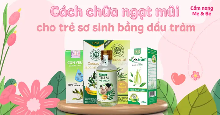 Cách Chữa Nghẹt Mũi Cho Trẻ Bằng Dầu Tràm