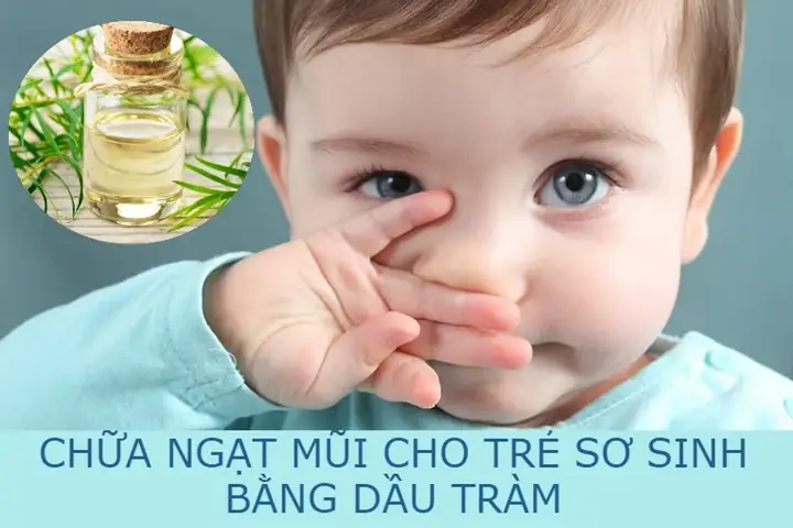 Cách Chữa Nghẹt Mũi Cho Trẻ Bằng Dầu Tràm