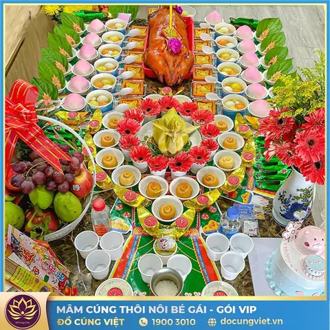 Cách Cúng Thôi Nôi Cho Bé Gái Đơn Giản