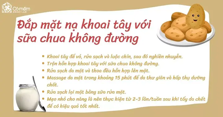 Cách Đắp Mặt Nạ Từ Khoai Tây