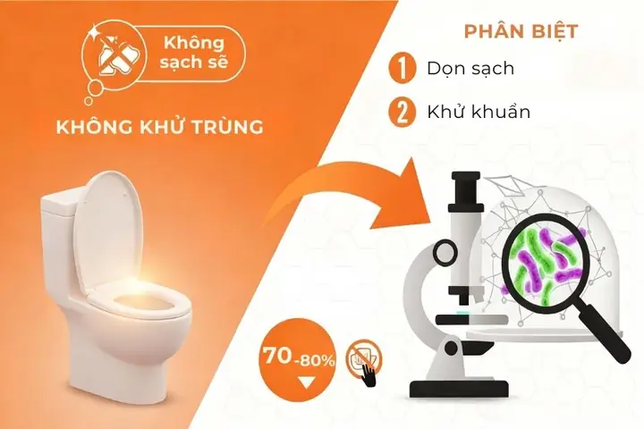 Cách Diệt Khuẩn Nhà Vệ Sinh