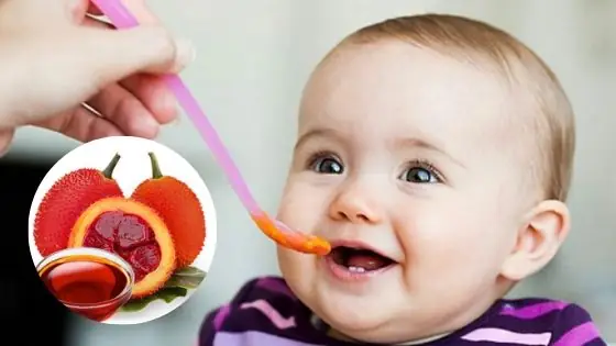 Cách Dùng Dầu Gấc Cho Trẻ Ăn Dặm