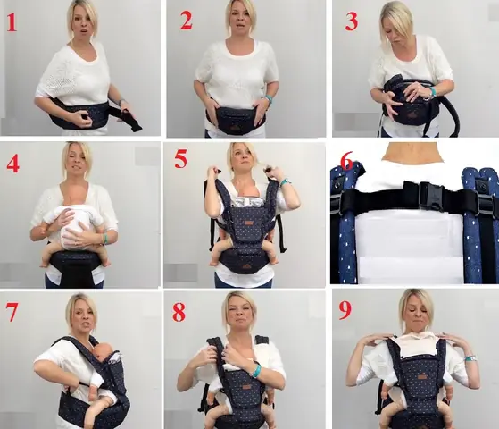 Cách Dụng Địu 4 Tư The Cho Bé