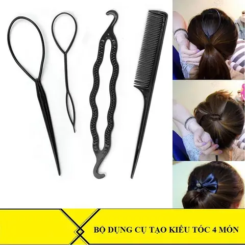Cách Dùng Dụng Cụ Búi Tóc