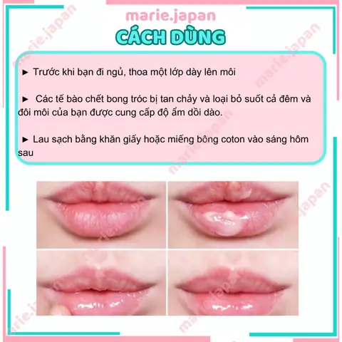Cách Dùng Mặt Nạ Ngủ Cho Môi Laneige