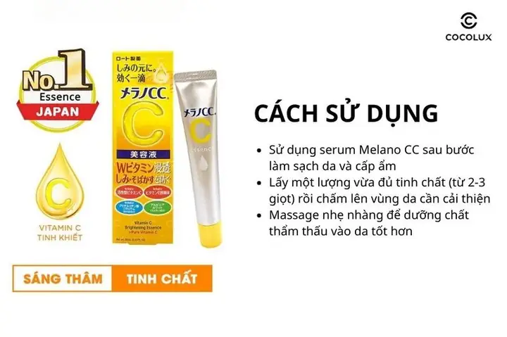 Cách Dùng Melano Cc Của Nhật