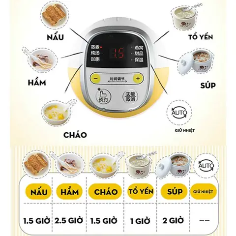 Cách Dụng Nồi Nấu Cháo Chậm