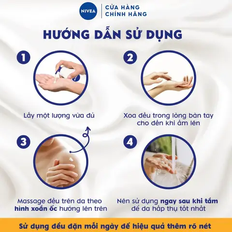Cách Dụng Sữa Dưỡng Thể Nivea
