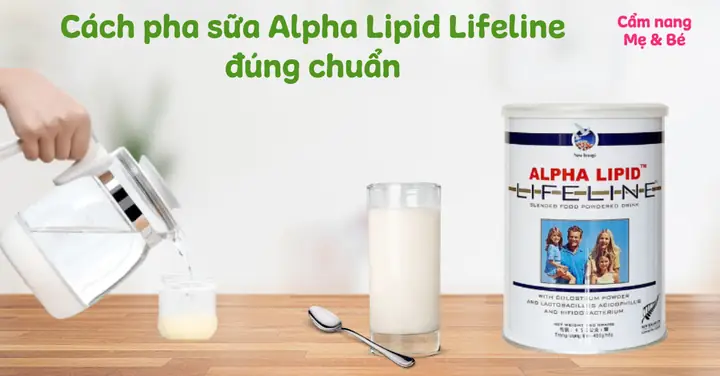 Cách Dùng Sữa Non Alpha Lipid Cách Dùng Sữa Non Alpha Lipid