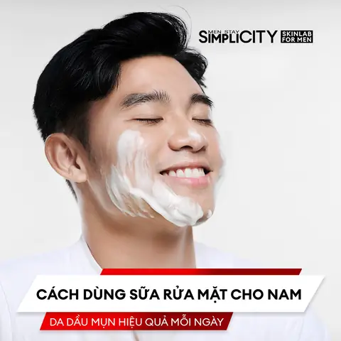 Cách Dụng Sữa Rửa Mặt Cho Nam