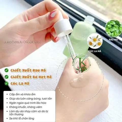 Cách Dụng Tinh Chất Rau Má