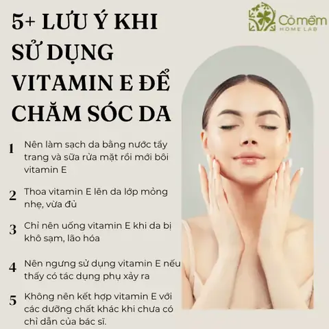Cách Dùng Vitamin E Cho Da Mặt