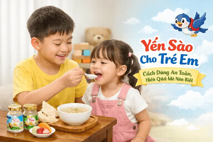 Cách Dùng Yến Sào Cho Trẻ Em