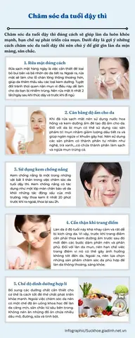 Cách Dưỡng Da Cho Tuổi Dậy Thì Cách Dưỡng Da Cho Tuổi Dậy Thì