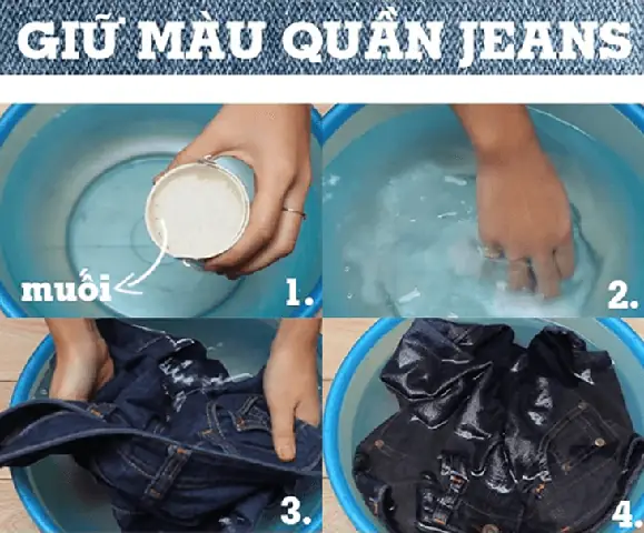 Cách Giặt Quần Bò Không Bị Bạc Màu