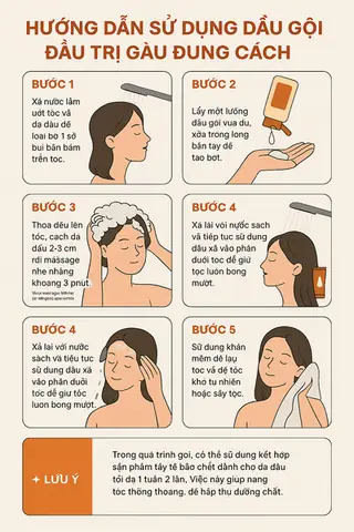 Cách Gội Đầu Để Hết Gàu