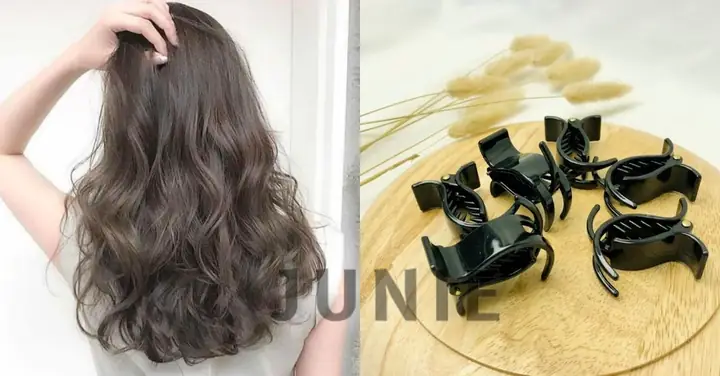 Cách Kẹp Càng Cua Cho Tóc Uốn Đuôi