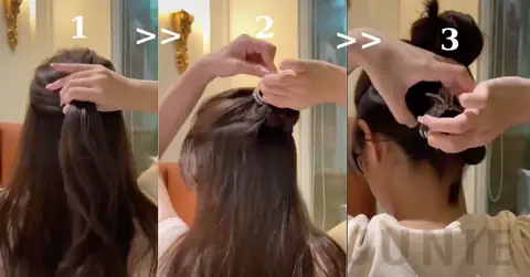 Cách Kẹp Càng Cua Cho Tóc Xoăn
