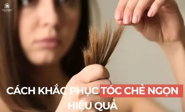 Cách Khắc Phục Tóc Xơ Chẻ Ngọn