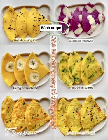 Cách Làm Bánh Crepe Chuối Cho Bé