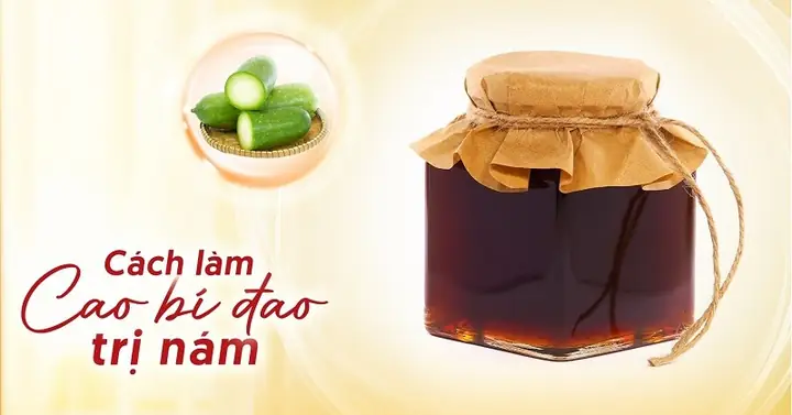 Cách Làm Bí Đao Trị Nám