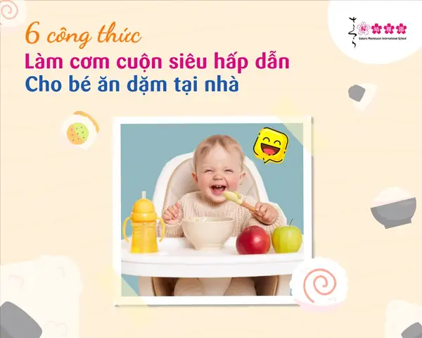 Cách Làm Com Cuộn Cho Bé Ăn Dặm