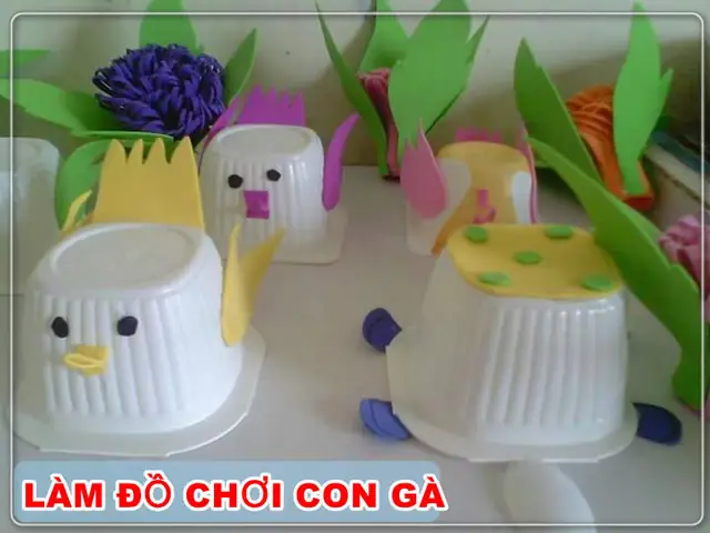 Cách Làm Con Công Bằng Hộp Sữa Chua
