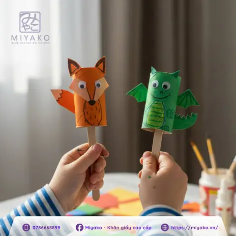 Cách Làm Con Rối Bằng Hộp Giấy Cách Làm Con Rối Bằng Hộp Giấy