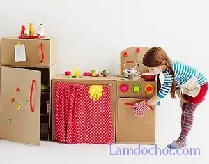 Cách Làm Đồ Chơi Nhà Bếp Bằng Giấy