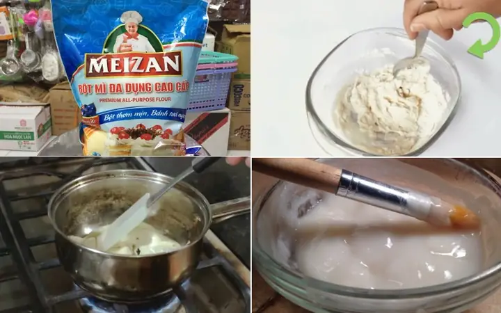 Cách Làm Keo Sữa Bằng Bột Năng